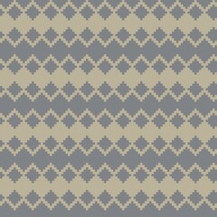 Argyle Fair Isle Seamless Pattern Design