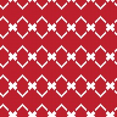 Argyle Fair Isle Seamless Pattern Design