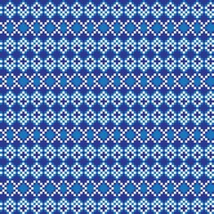 Argyle Fair Isle Seamless Pattern Design