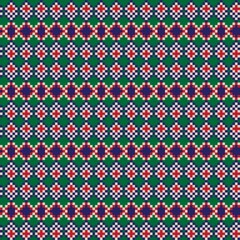 Argyle Fair Isle Seamless Pattern Design