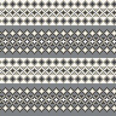 Argyle Fair Isle Seamless Pattern Design