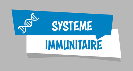Logo système immunitaire.