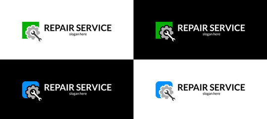 Repair service logo
