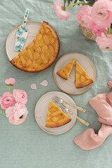 Traditional Italian Easter cake pastiera napoletana