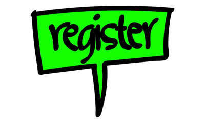 motivational words written by hand with basic colors black and white