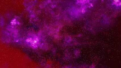 Purple and red Nebula and galaxies, science fiction. Beauty of deep space