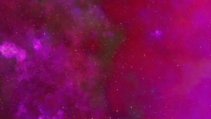 purple nebula and cosmic dust in deep space