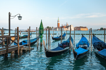 Fototapeta na wymiar View of San Giorgio Maggiore island in Venice, Italy