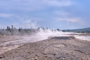 Geyser Fields Yellowstone