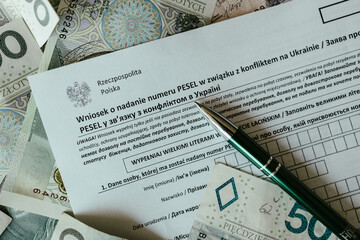 PESEL. State Polish aid for Ukraine refugees. Official personal document
