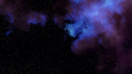space blue galaxy background