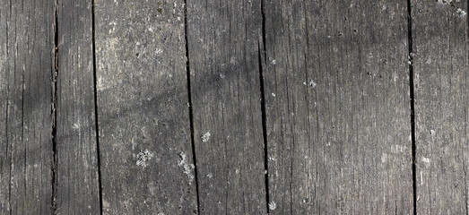 Background of old gray wooden boards.