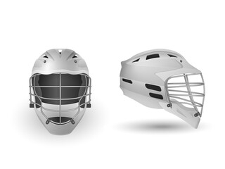 Lacrosse helmet set