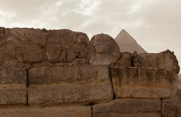 The Sphinx and the Pyramid of Giza