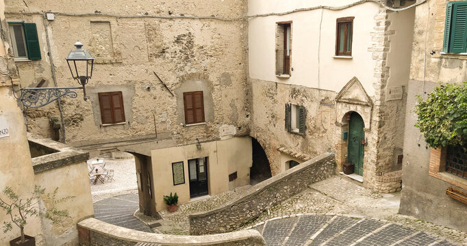 Borgo medievale di Casperia, Terni,  Italia
