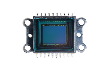 super macro of a digital photo camera sensor