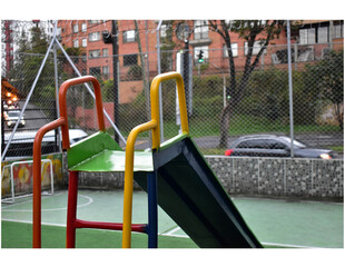 Naklejka premium playground in the park