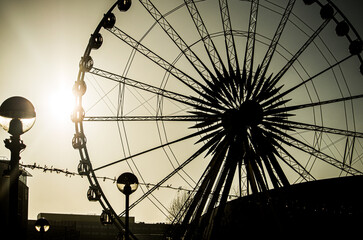 Fair Ferris Wheel Shadow