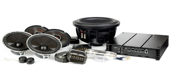 car audio, car speakers, subwoofer and accessories for tuning. - 499159484