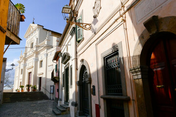 Borgo di Anguillara Sabazia, Lago di Bracciano, Lazio, Italia