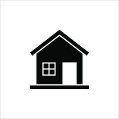 House icon vector. Home icon vector illustration on white background