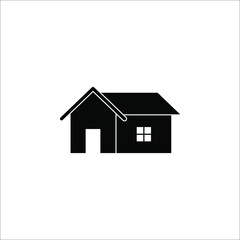 House icon vector. Home icon vector illustration on white background