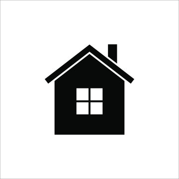 House icon vector. Home icon vector illustration on white background