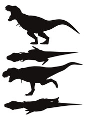 恐竜 テラノザウルス シルエット Rex Dinosaur Tyrannosaurus