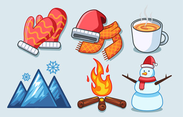 Set of Winter Graphic