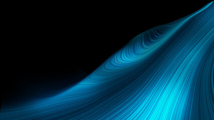 Abstract Liquid Glow Blue Background Textures