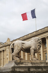 The Marine Ministry building in Paris, France	