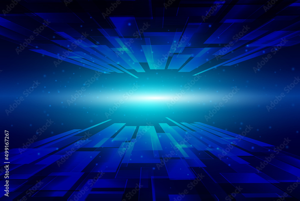 Poster high speed. hi-tech. abstract technology background concept.speed movement pattern and motion blur o