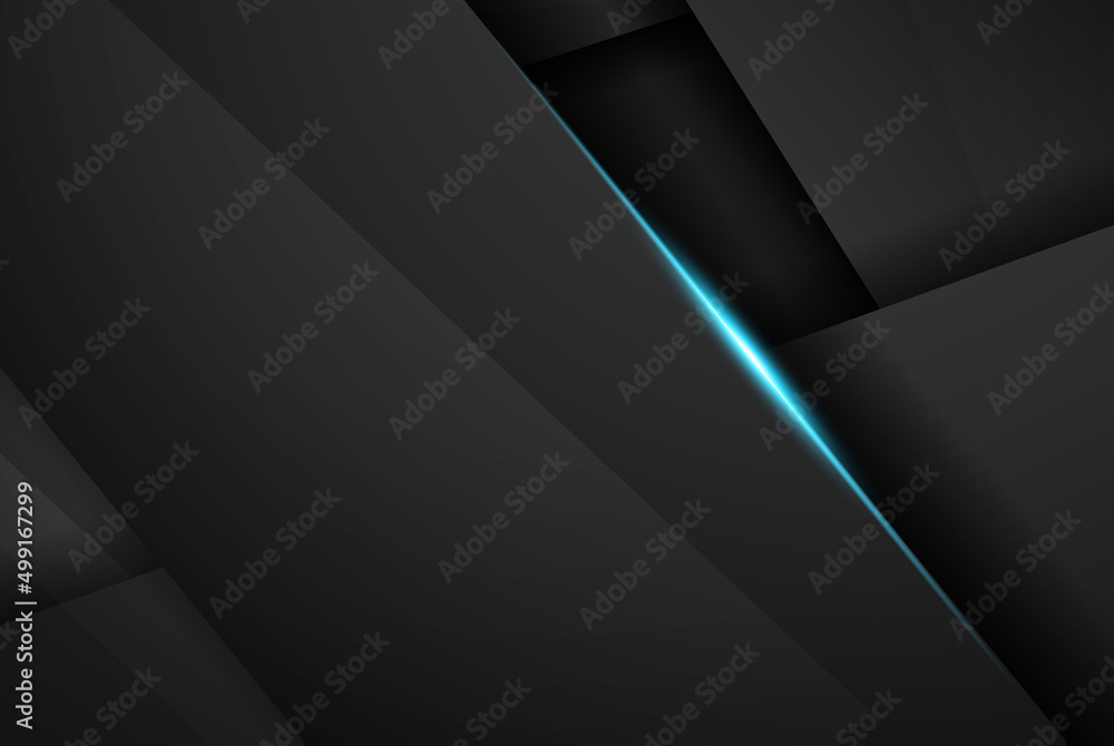 Aufkleber abstract metallic blue black frame layout modern tech design template background. black metallic bac