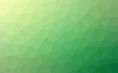 Light green abstract polygonal template. Glitter abstract illustration with an elegant design. The template can be used as a background for cell phones.