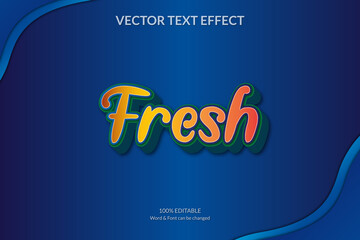 Fresh Abstract Editable 3d Text Effects