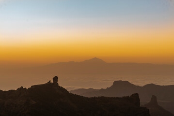 mountains on the summit of gran canaria