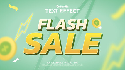 Flash Sale Editable Text Effects