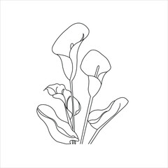 Flower Coloring Page for Kids