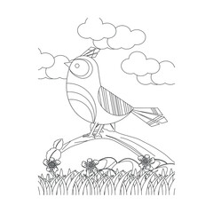 Bird Coloring Pages for Kids