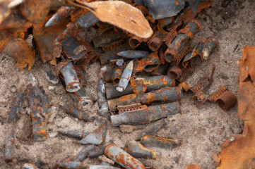 cartridges detonated in a Russian tank that burned under fire from the Ukrainian army