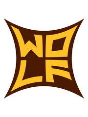 Wolf Logo Wild 