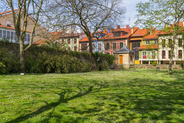 Ferrera public park in the city of Aviles in Asturias.