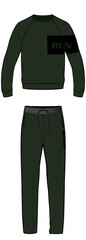 Naklejka premium men's illustration of a shirt ,activewear
