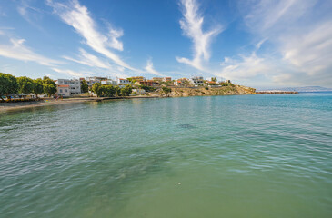 Souvala village in Aegina island of Greece