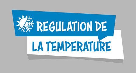 Logo régulation de la température.