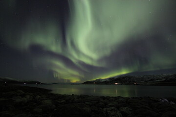 Aurora borealis in Norway.