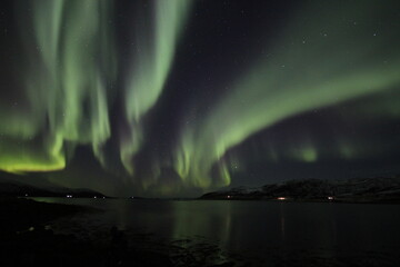 Aurora borealis in Norway.
