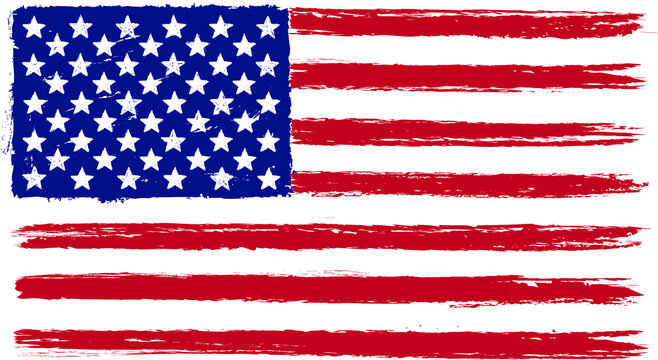 USA flag stars and stripes