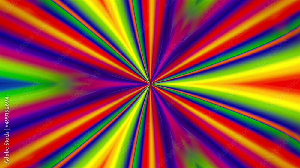 Aufkleber kaleida gradient. computer generated 3d render