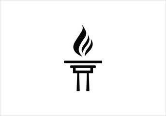 torch; symbol; design; fire; flame; t; logo; icon; champion; hot; sign; liberty; simple; letter; burn; ceremony; bright; minimalist; monogram; power; light; event; sport; victory; initial; luxury; hea